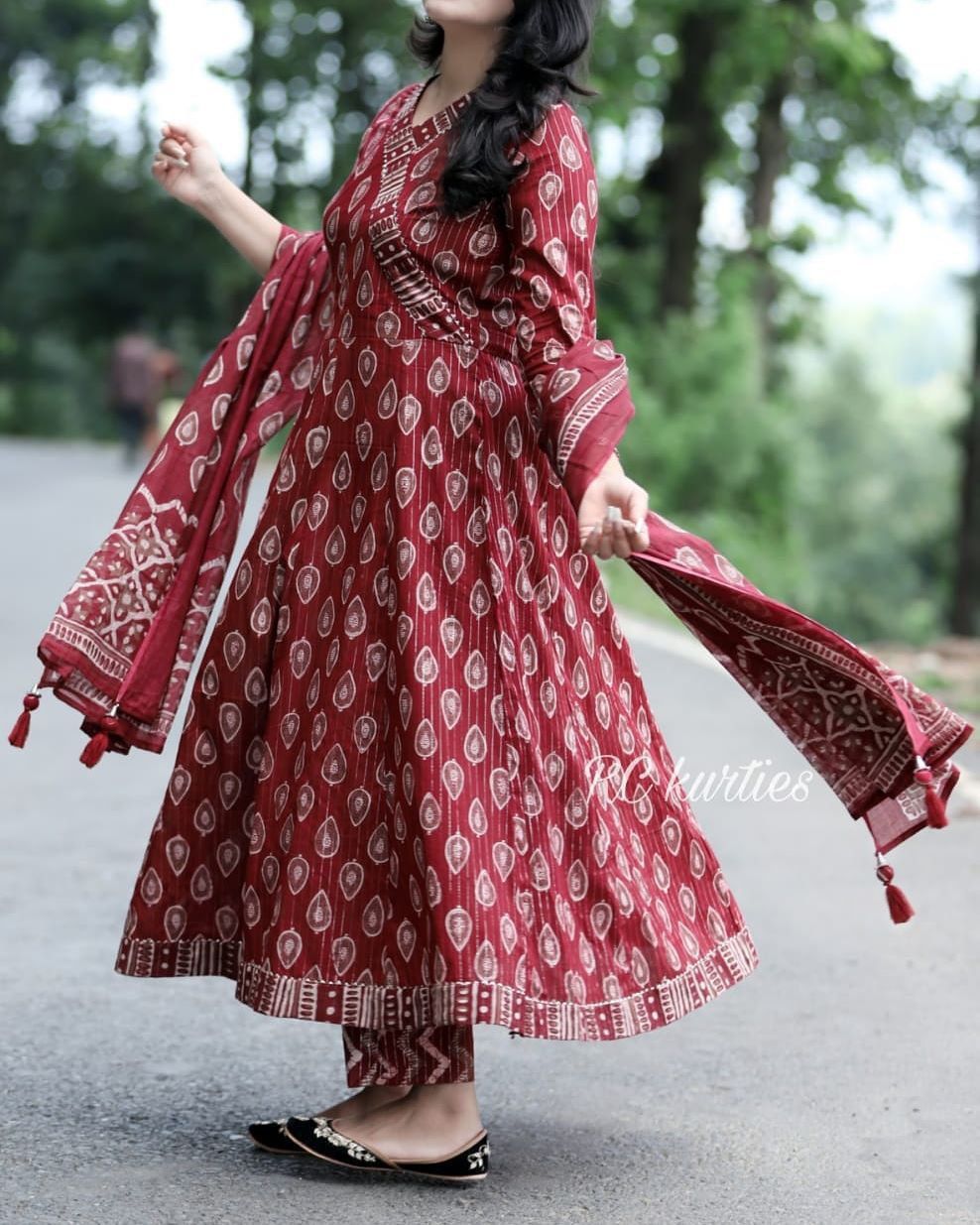 Festival Launch Red Lovers 3 Readymade Printed Suits Catalog